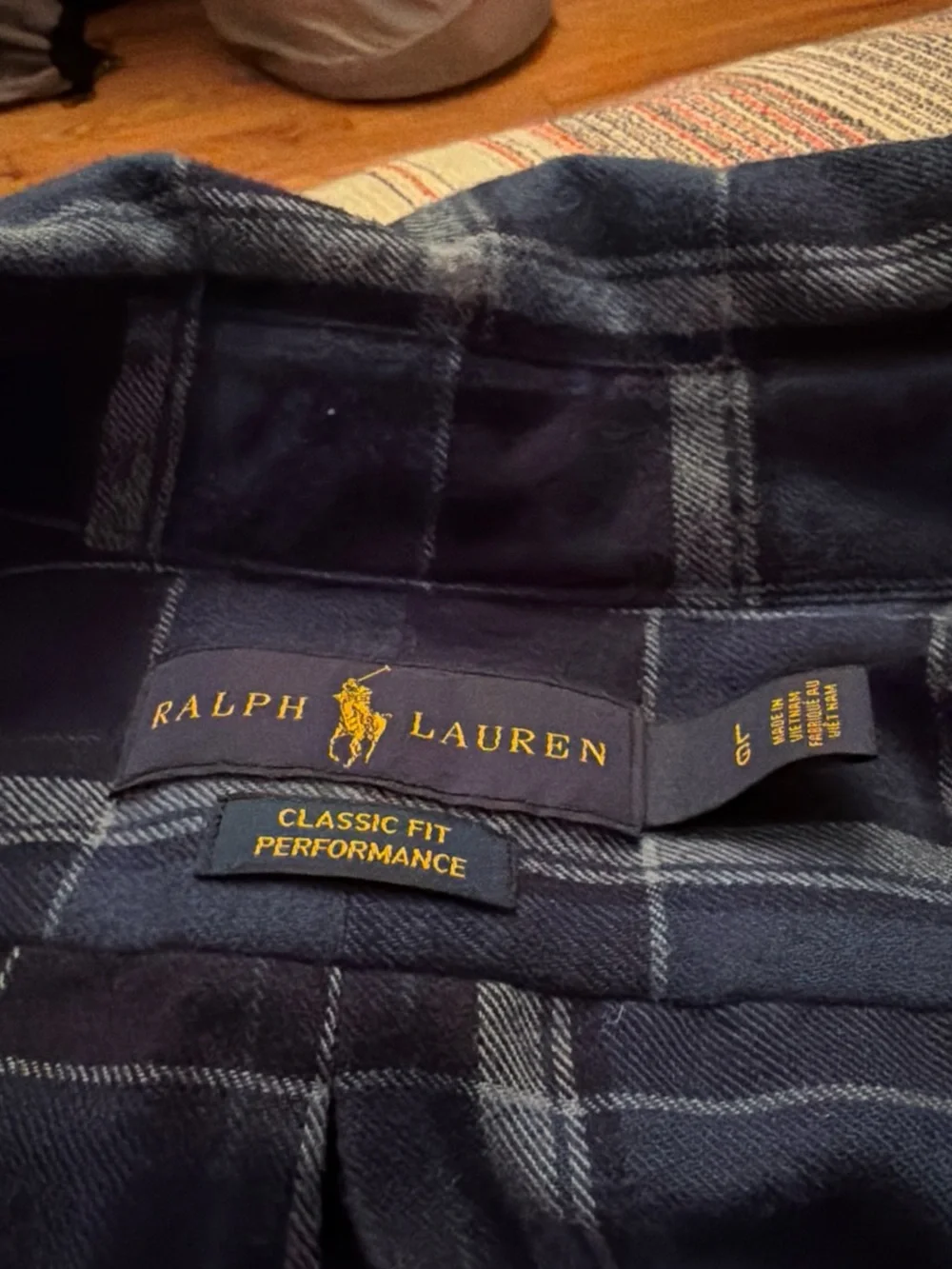 Polo by Ralph Lauren Men's Blue Plaid Button-Down Shirt